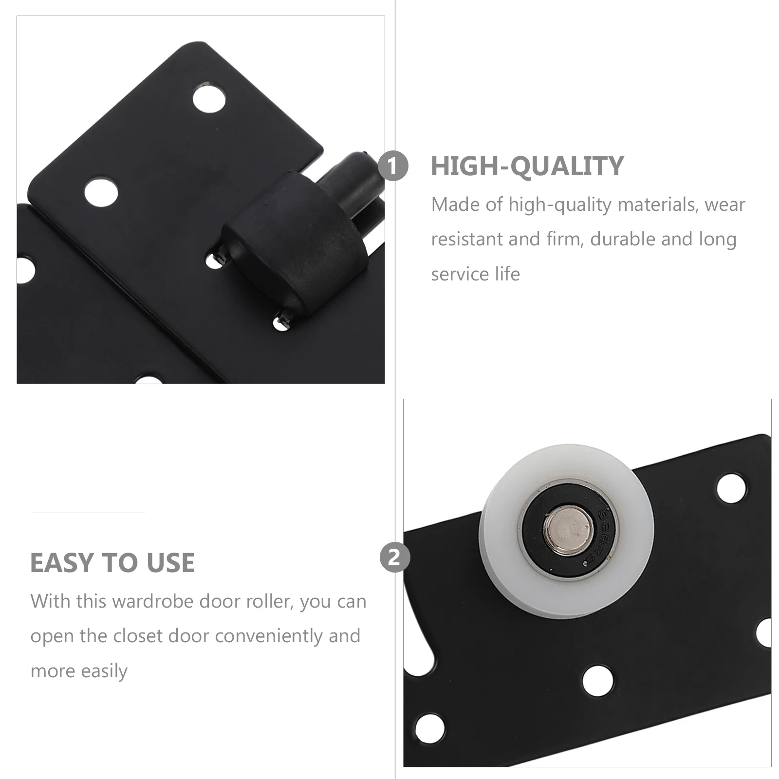 2Sets Sliding Door Pulley Durable Wardrobe Buffer Roller Kit Smooth Closet Door Wheel Replacement Wardrobe Buffer Roller 
2Sets Sliding Door Pulley Durable Wardrobe Buffer Roller Kit Smooth Closet Door Wheel Replacement Wardrobe Buffer Roller