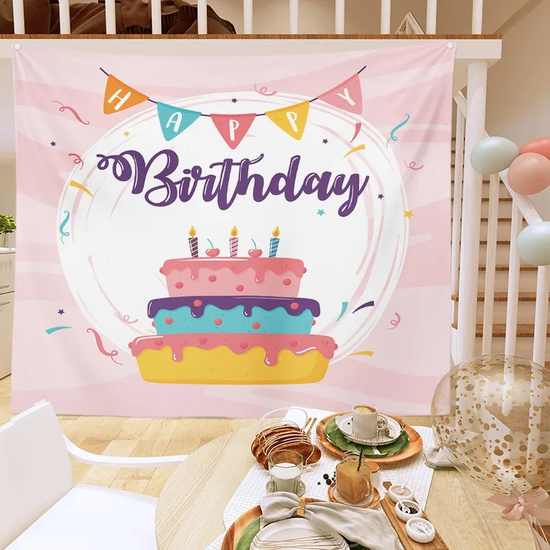 Happy Birthday Party Backdrops Tapestry Photo Background Cloth Children Boys Girls Party Decoration Customized Accept
Happy Birthday Party Backdrops Tapestry Photo Background Cloth Children Boys Girls Party Decoration Customized Accept