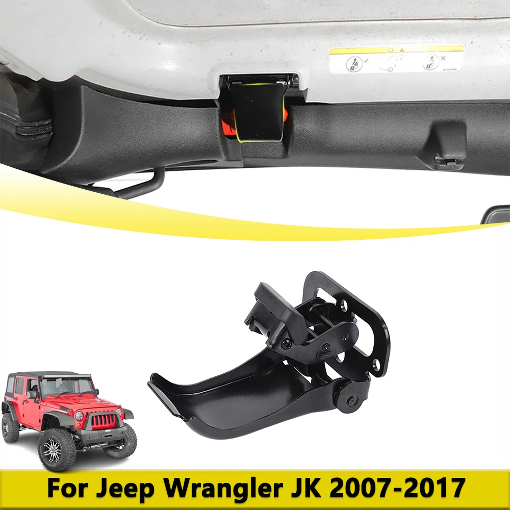 Автомобильный зажим на крышу, жесткий зажим для Jeep Wrangler JK 2007 2008-2017, жесткий верхний кронштейн с защелкой, автомобильные аксессуары, запасные части 
Автомобильный зажим на крышу, жесткий зажим для Jeep Wrangler JK 2007 2008-2017, жесткий верхний кронштейн с защелкой, автомобильные аксессуары, запасные части
