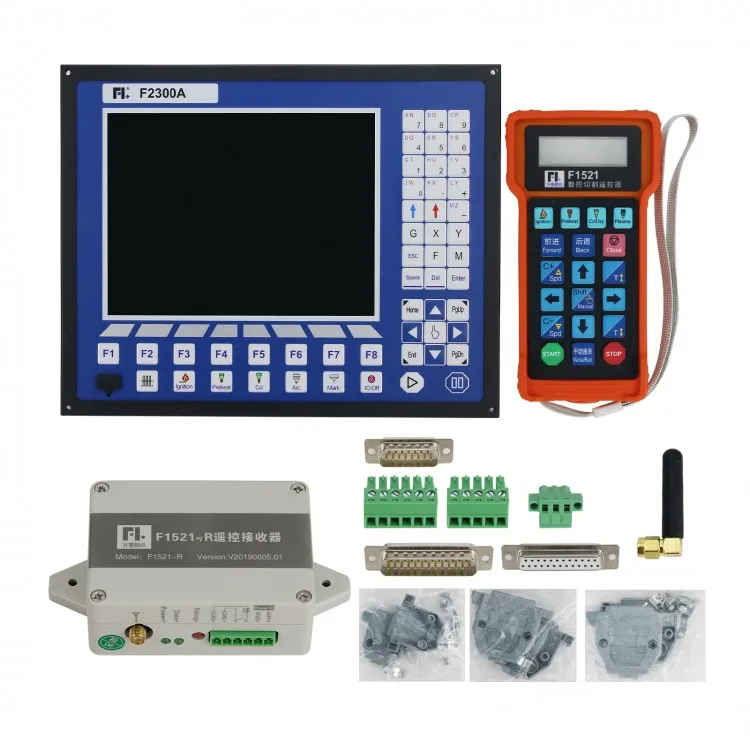 F2300A 2-Axis CNC Control System & F1521 Remote Controller for Flame Plasma Gantry Cutting Machines
F2300A 2-Axis CNC Control System & F1521 Remote Controller for Flame Plasma Gantry Cutting Machines