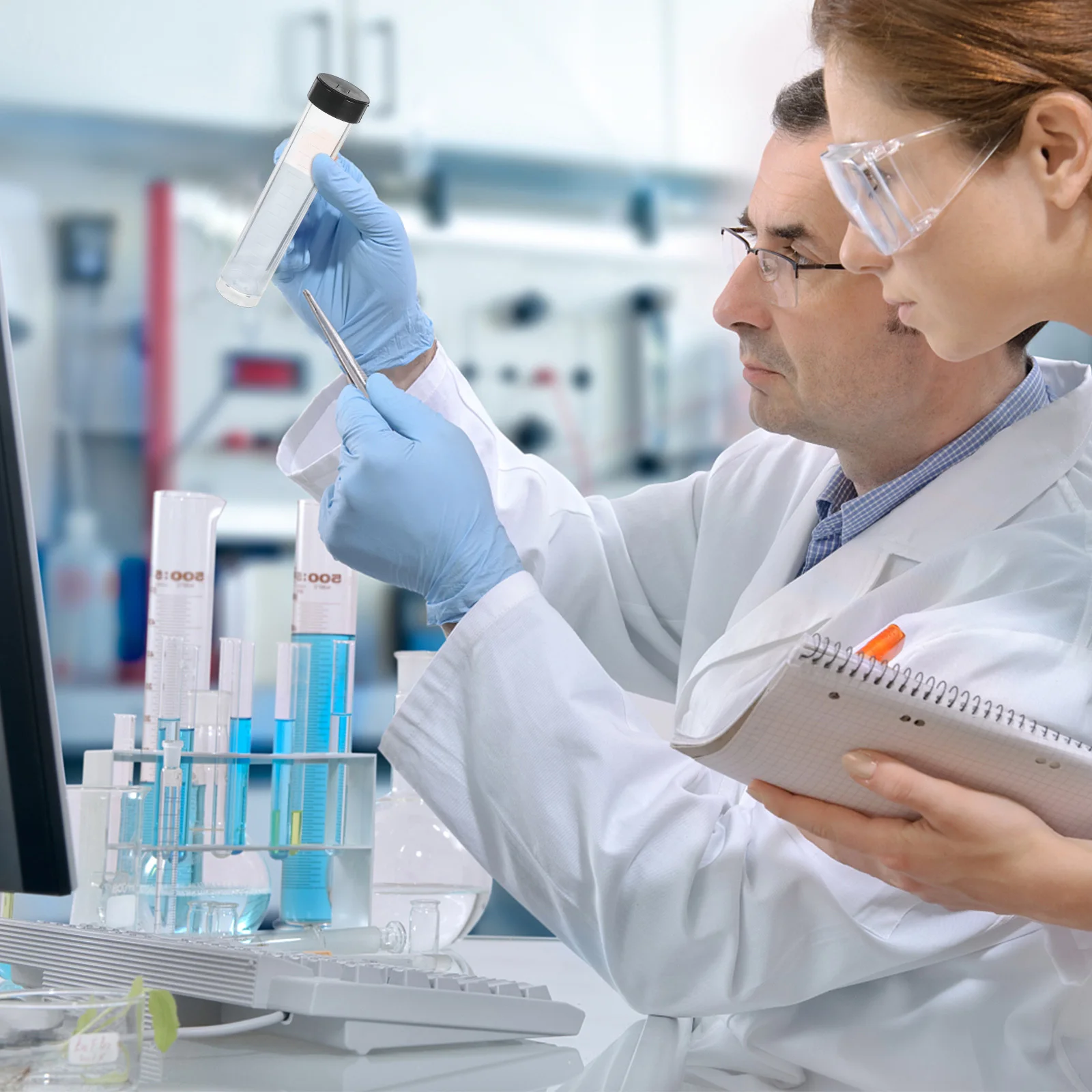 10Pcs Clear Storage Tubes Plastic Transparent Reusable Storage Tubes with Lids Portable Compact Containers for Small Accessories
10Pcs Clear Storage Tubes Plastic Transparent Reusable Storage Tubes with Lids Portable Compact Containers for Small Accessories