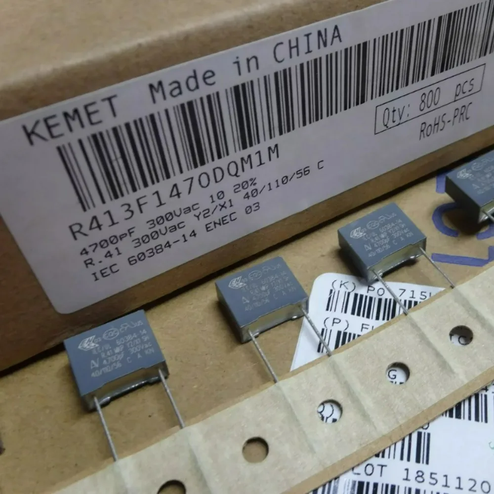 10pcs/lot AV R41 0.0047uf 300VAC 4.7nf 4700pf 4n7 472 Brand New 10mm Film Capacitor R413F1470DQM1M
10pcs/lot AV R41 0.0047uf 300VAC 4.7nf 4700pf 4n7 472 Brand New 10mm Film Capacitor R413F1470DQM1M