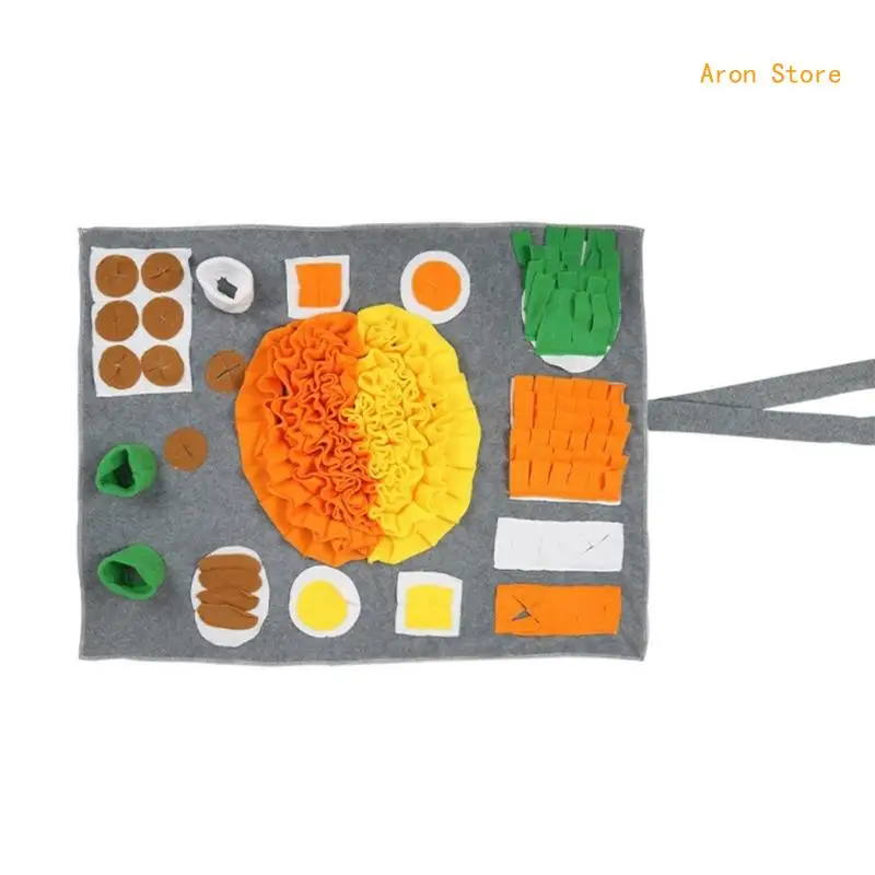 Dog Snuffle Mat Foraging Feeding Pad Nosework Treats Sniffing Slow Feeder Training Mats for Small Large Dogs H3CF
Dog Snuffle Mat Foraging Feeding Pad Nosework Treats Sniffing Slow Feeder Training Mats for Small Large Dogs H3CF