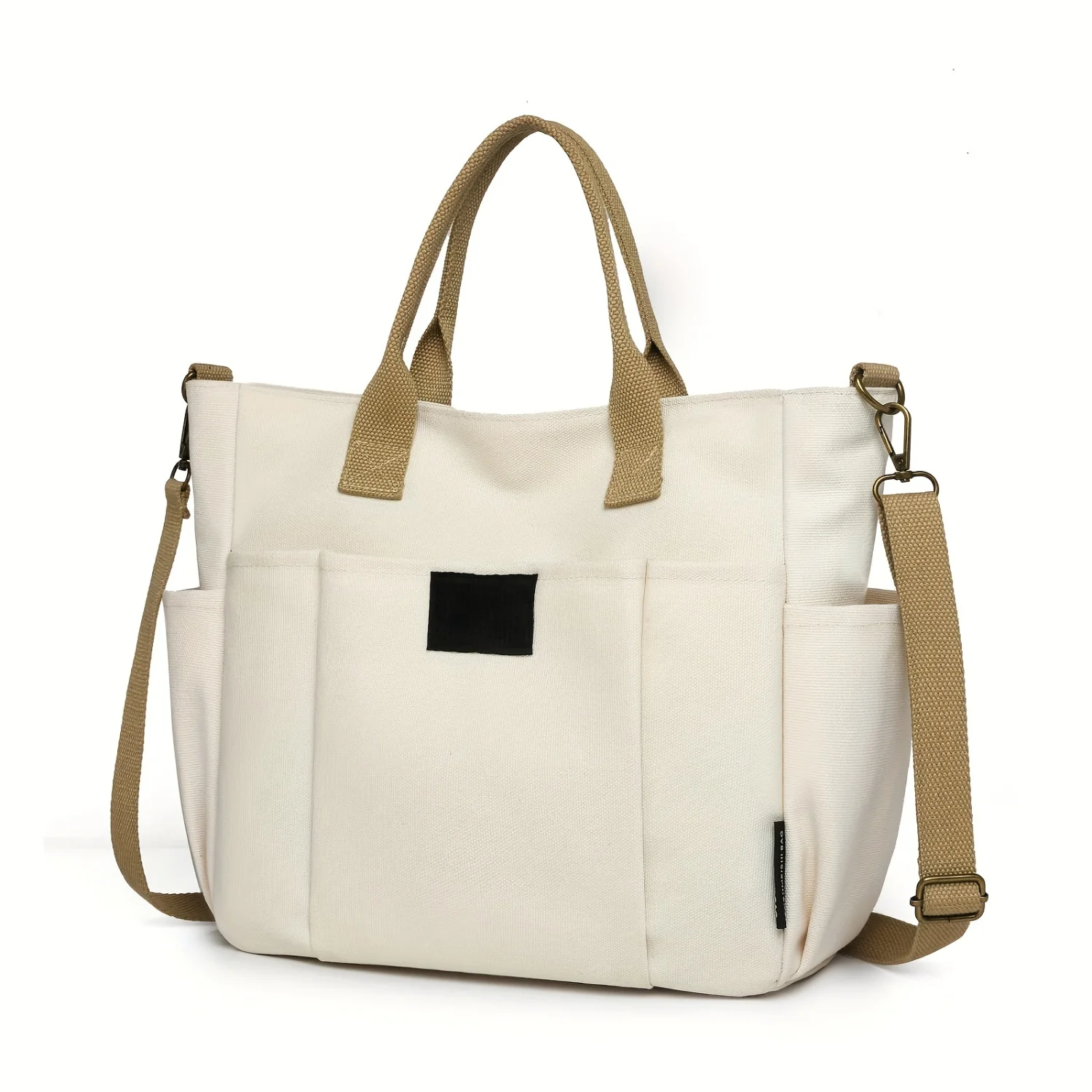 Women Multi-pocket Canvas Tote Bag: Durable Large Capacity Crossbody Handbag for Laptop - Stylish and Functional
Women Multi-pocket Canvas Tote Bag: Durable Large Capacity Crossbody Handbag for Laptop - Stylish and Functional