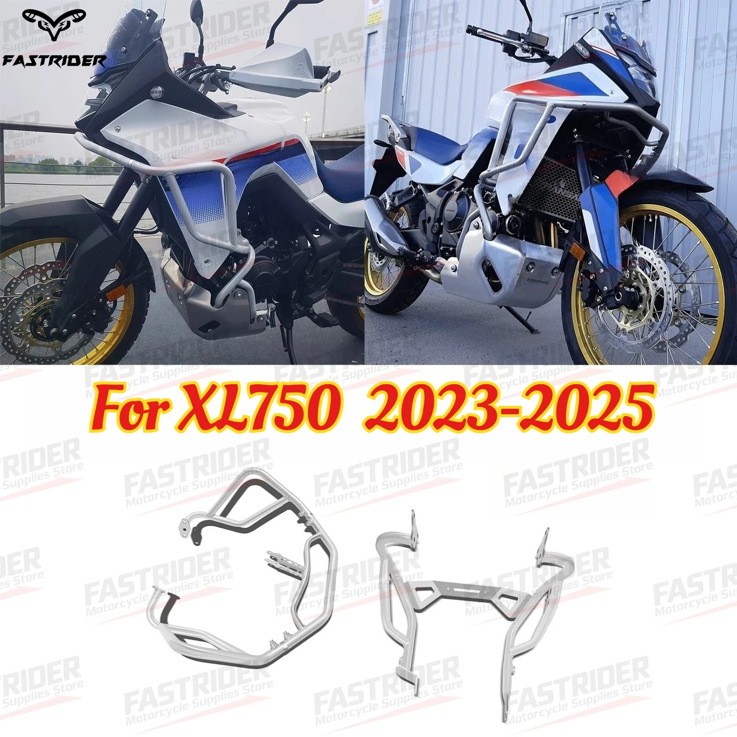 Suitable for 2023-2025 XL750 Motorcycle Bumper Combination Engine Guard Anti-collision Guard
Suitable for 2023-2025 XL750 Motorcycle Bumper Combination Engine Guard Anti-collision Guard