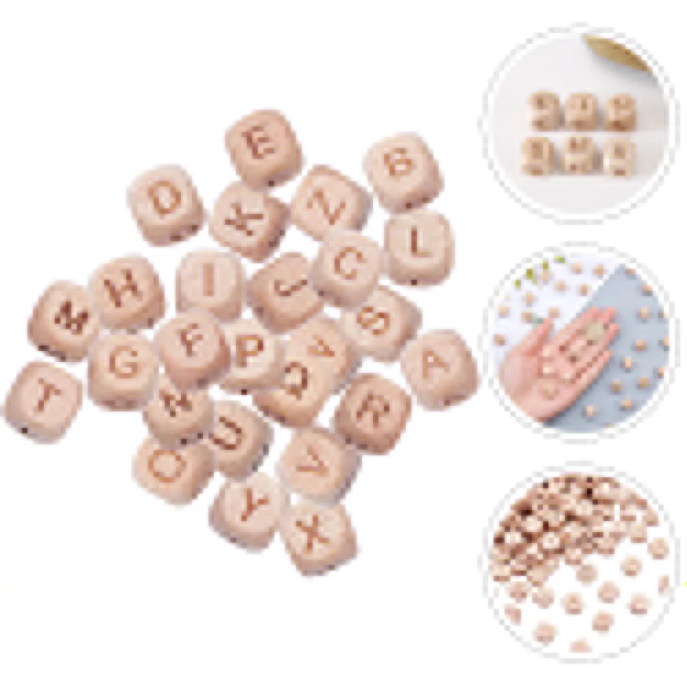 26 Pcs Alphabet Beads 12mm Square Birch Letters for DIY Jewelry Crafts Bracelet Necklace Making Accessories Wooden Beads
26 Pcs Alphabet Beads 12mm Square Birch Letters for DIY Jewelry Crafts Bracelet Necklace Making Accessories Wooden Beads