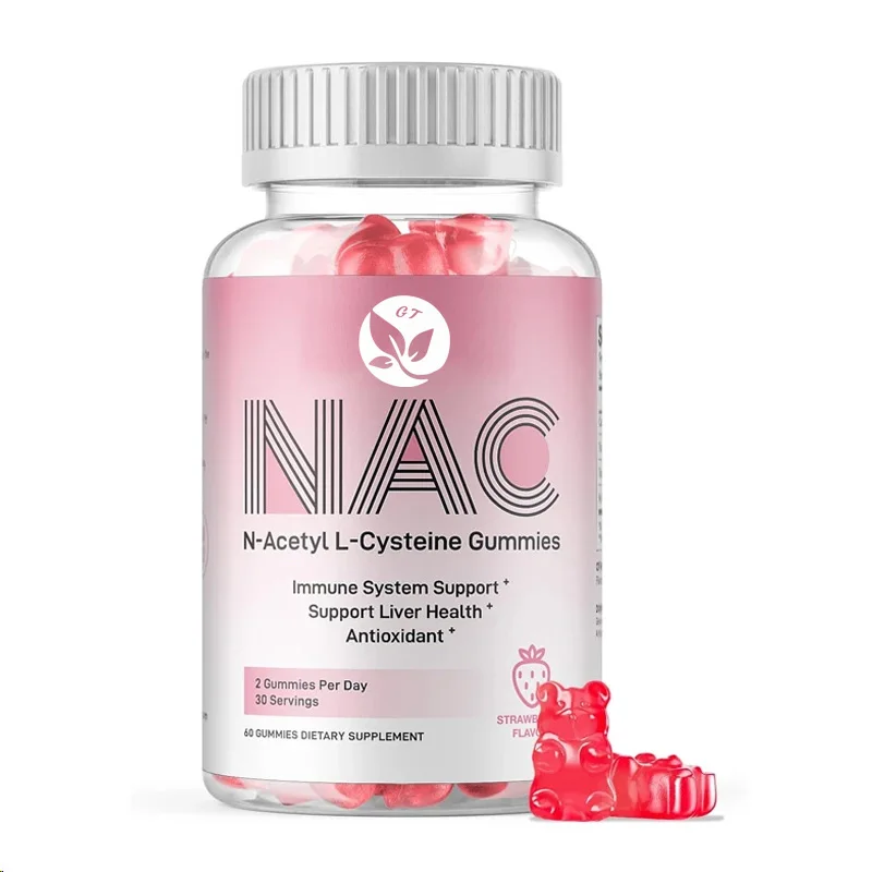 Nac Gummies 600 мг, добавки ацетиленоистатини для борьбы с антиоксидантами и иммунитетом, здоровье соли и печени, натуральный вкус клубники
Nac Gummies 600 мг, добавки ацетиленоистатини для борьбы с антиоксидантами и иммунитетом, здоровье соли и печени, натуральный вкус клубники