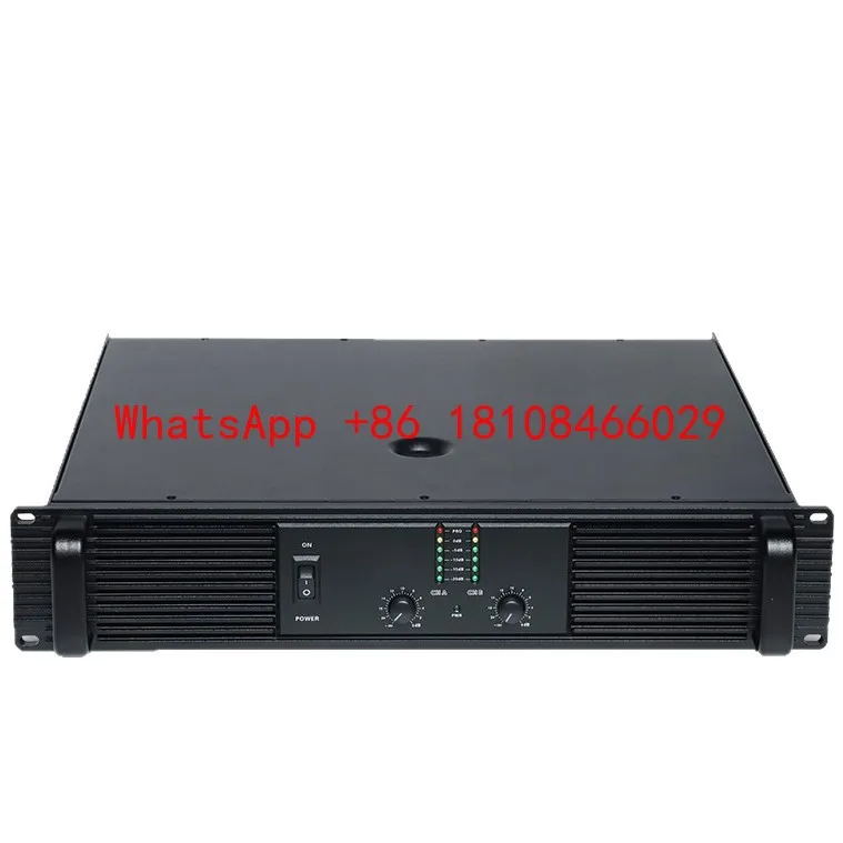 2-Channel Power Amplifier (2*1200W) - Professional Audio Amplifier for Stages/Meetings/Performances
2-Channel Power Amplifier (2*1200W) - Professional Audio Amplifier for Stages/Meetings/Performances