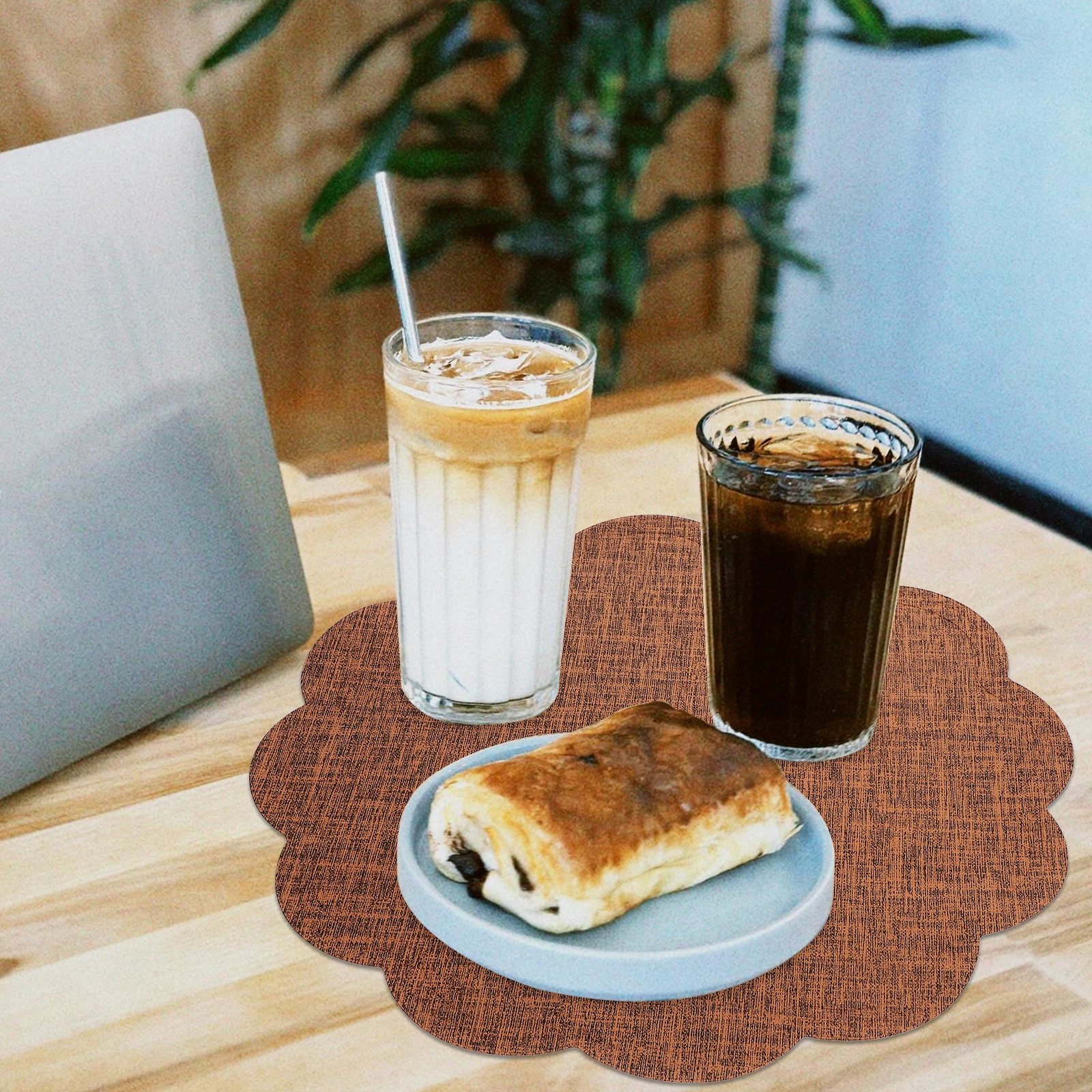 Waterproof Oil proof Placemat PU Imitation Linen Round Square Table Mats Deep Coffee Color for Dining Home Restaurant Kitchen
Waterproof Oil proof Placemat PU Imitation Linen Round Square Table Mats Deep Coffee Color for Dining Home Restaurant Kitchen