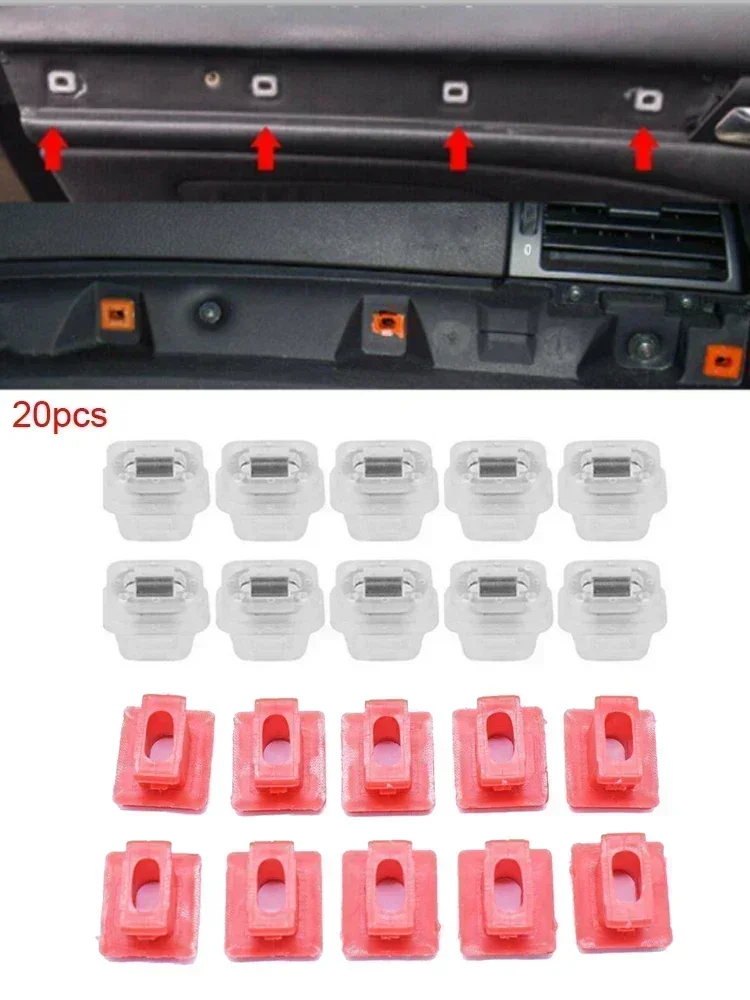Dash Trim Moulding Clips 51458266814 Clip Fastener For Door Interior Dashboard Plastic For BMW 3 Series E46 E90
Dash Trim Moulding Clips 51458266814 Clip Fastener For Door Interior Dashboard Plastic For BMW 3 Series E46 E90
