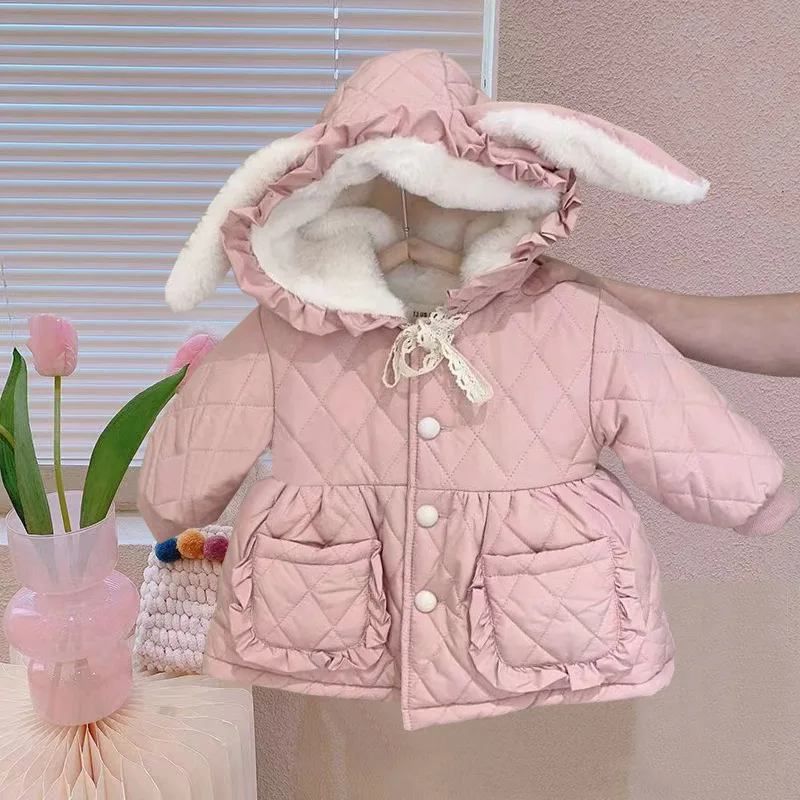 Girls Cotton Coat Children 2024 New Autumn Winter Collection Fashion Simple Casual Coat Korean Sweet Style Clothes Coat
Girls Cotton Coat Children 2024 New Autumn Winter Collection Fashion Simple Casual Coat Korean Sweet Style Clothes Coat