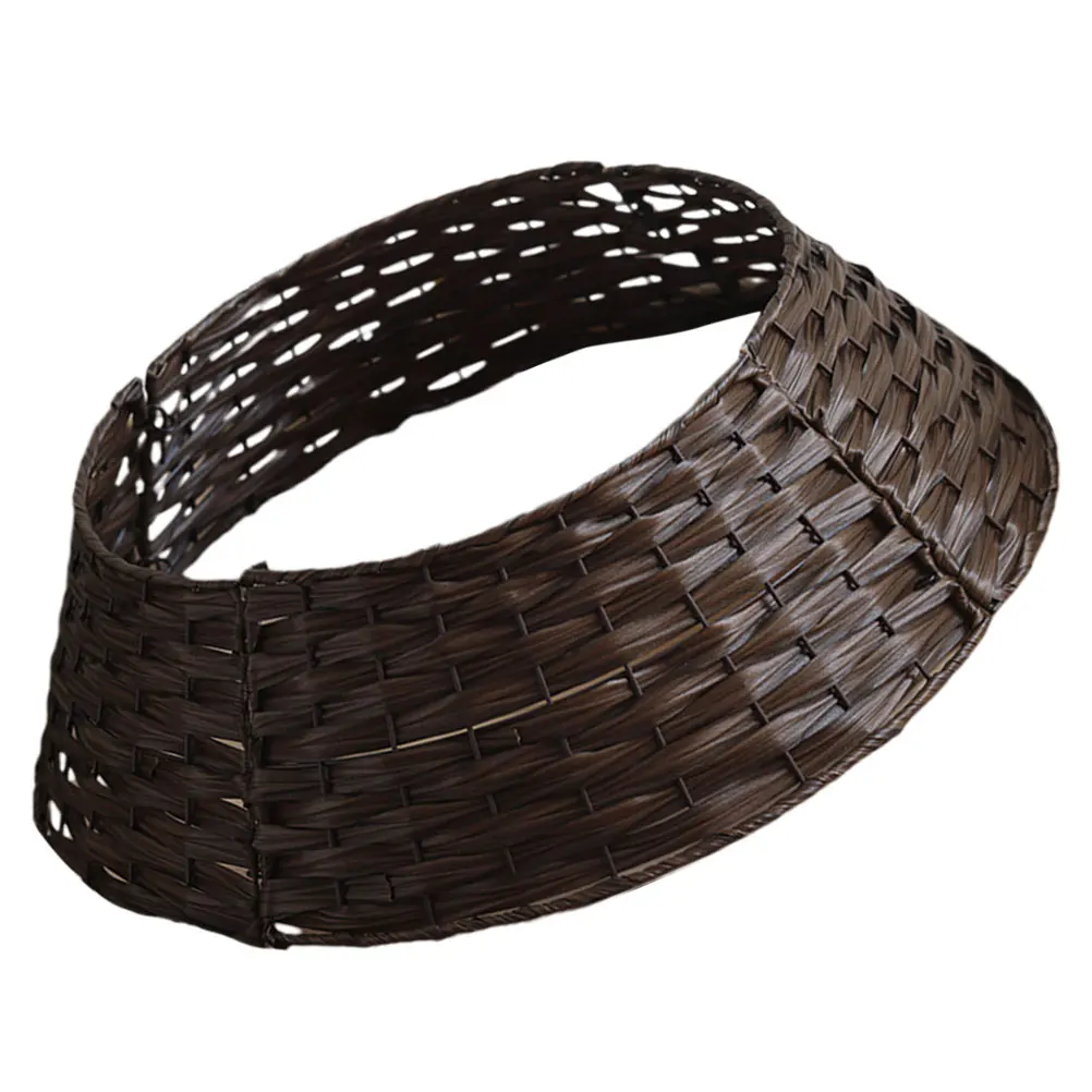 Christmas Tree Skirt Large Brown H woven Farmhouse Decorative Collar for Xmas Base Plastic Material Gifts naments
Christmas Tree Skirt Large Brown H woven Farmhouse Decorative Collar for Xmas Base Plastic Material Gifts naments