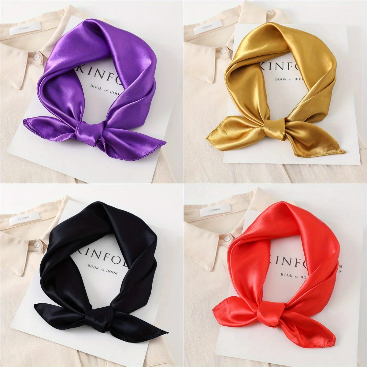 Solid Color Versatile Women's Scarf Tie Hair Smooth Natural Fresh Sweet Women's Scarf headband hair band
Solid Color Versatile Women's Scarf Tie Hair Smooth Natural Fresh Sweet Women's Scarf headband hair band