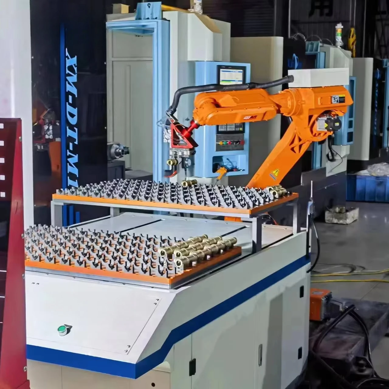 Intelligent multi-axis synchronization solution for fully automated industrial robot systems for articulated robots
Intelligent multi-axis synchronization solution for fully automated industrial robot systems for articulated robots
