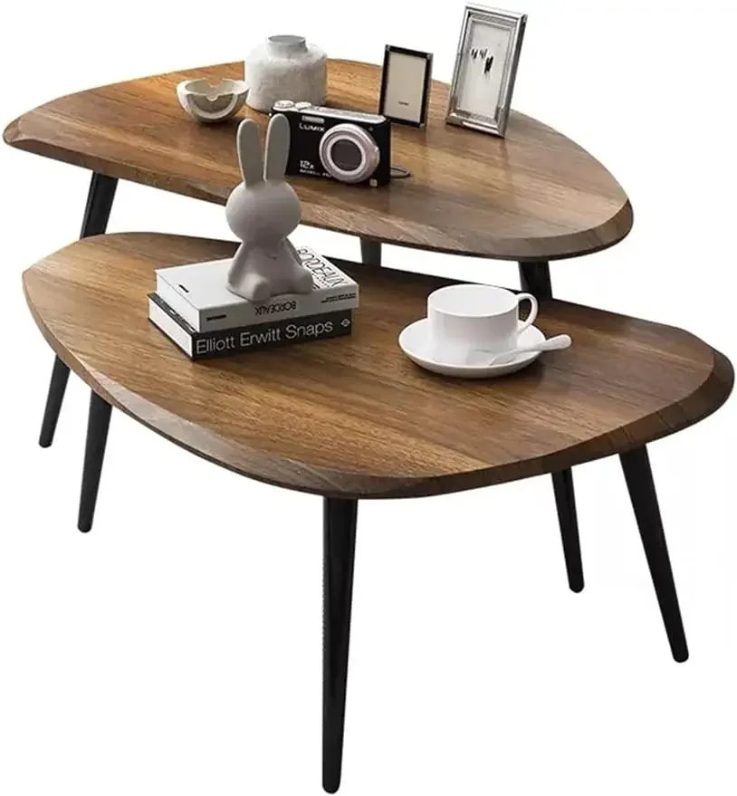 Scandinavian Light Luxury Irregular Coffee Tables, Modern Minimalist Nesting Design, MDF with Metal Legs
Scandinavian Light Luxury Irregular Coffee Tables, Modern Minimalist Nesting Design, MDF with Metal Legs