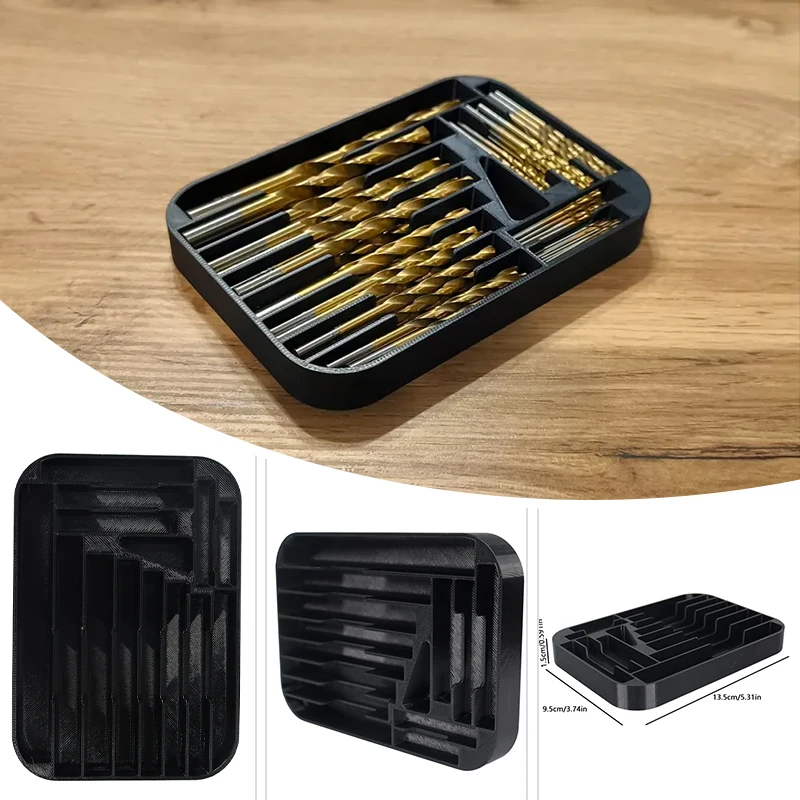 Drill Bit Storage Case Multi-Specification Holder Workshop Desktop Drawer Organizer Garage Tool Organizer
Drill Bit Storage Case Multi-Specification Holder Workshop Desktop Drawer Organizer Garage Tool Organizer