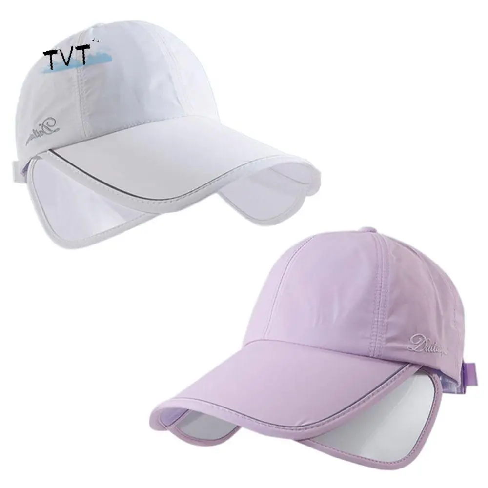 Wide Brim Sunscreen Baseball Hat Adjustable Visor Quick Dry Retractable Sun Hat Breathable Foldable Sports Cap Women/Men
Wide Brim Sunscreen Baseball Hat Adjustable Visor Quick Dry Retractable Sun Hat Breathable Foldable Sports Cap Women/Men