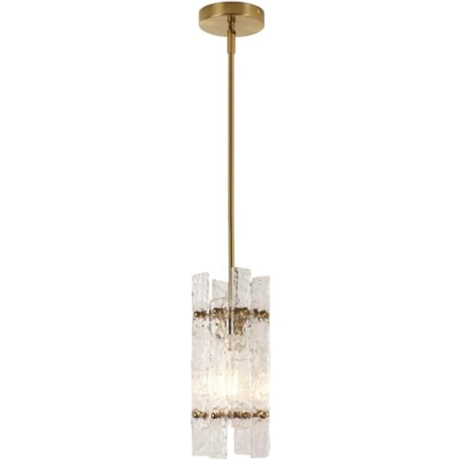 Modern Gold Crystal Pendant Light for Kitchen Island Luxury Mini Water Ripple Glass Chandelier Lights Fixture E26 Square Adjust
Modern Gold Crystal Pendant Light for Kitchen Island Luxury Mini Water Ripple Glass Chandelier Lights Fixture E26 Square Adjust