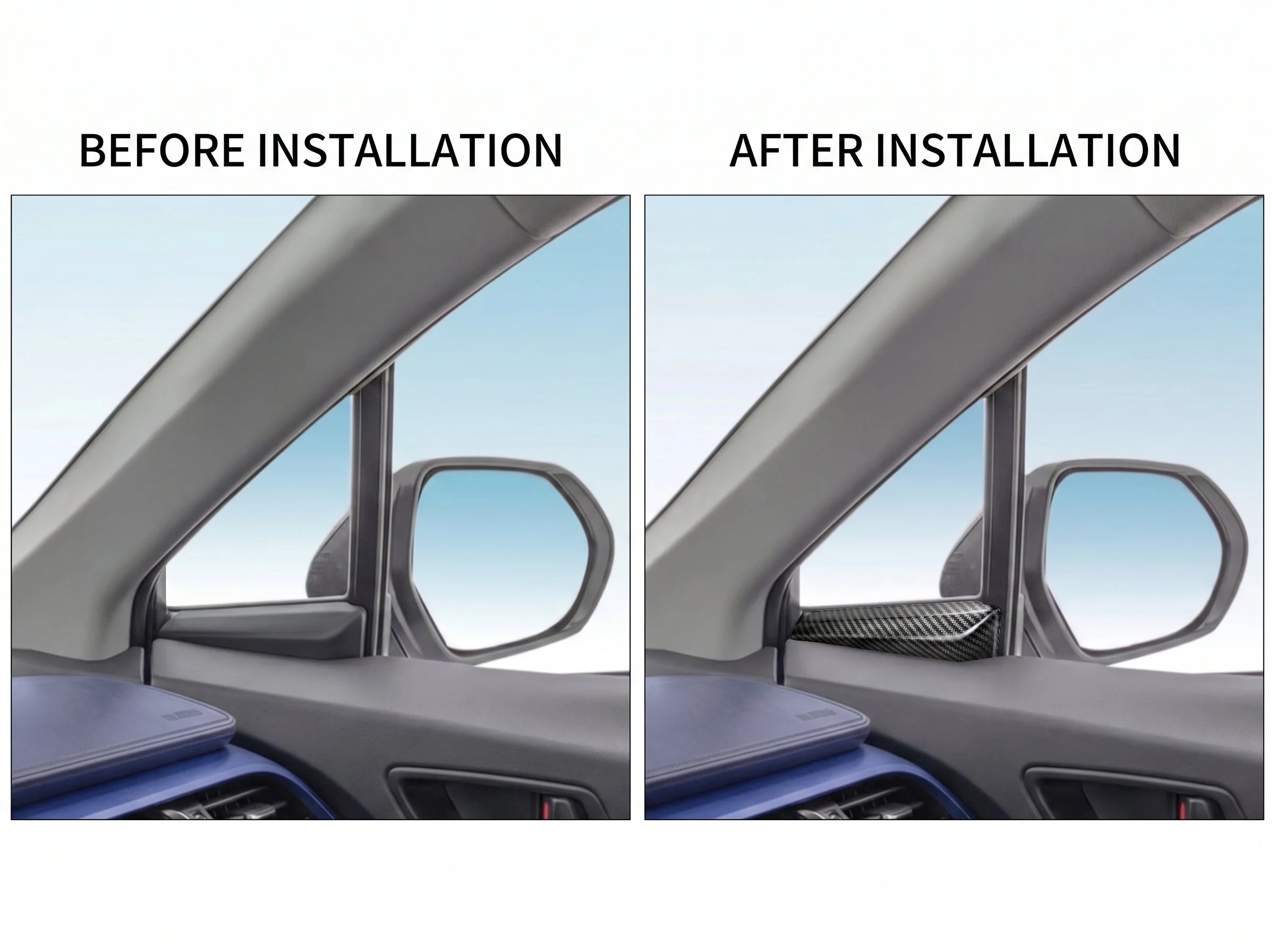 For Toyota C-HR CHR 2016 -2023 Interior APillar Window Trim Sticker Car Door SillScuff Plate Decals ABS Carbon Fiber
For Toyota C-HR CHR 2016 -2023 Interior APillar Window Trim Sticker Car Door SillScuff Plate Decals ABS Carbon Fiber
