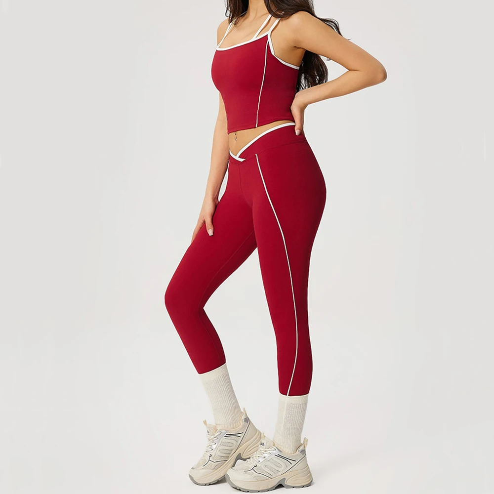 New Yoga Set 2 Pieces Workout Outfits Fitness Sportswear Gym Tracksuit High Waist Leggings Sports Athletic Wear Women Clothes
New Yoga Set 2 Pieces Workout Outfits Fitness Sportswear Gym Tracksuit High Waist Leggings Sports Athletic Wear Women Clothes