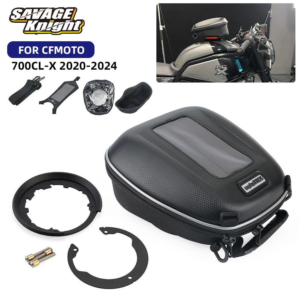 Motorcycle Luggage Bag Tanlock Flange For CFMOTO 700CL-X 700CLX 700 CLX CL-X Fuel Tank Bag Cellphone Navigation Bags CL-X700
Motorcycle Luggage Bag Tanlock Flange For CFMOTO 700CL-X 700CLX 700 CLX CL-X Fuel Tank Bag Cellphone Navigation Bags CL-X700