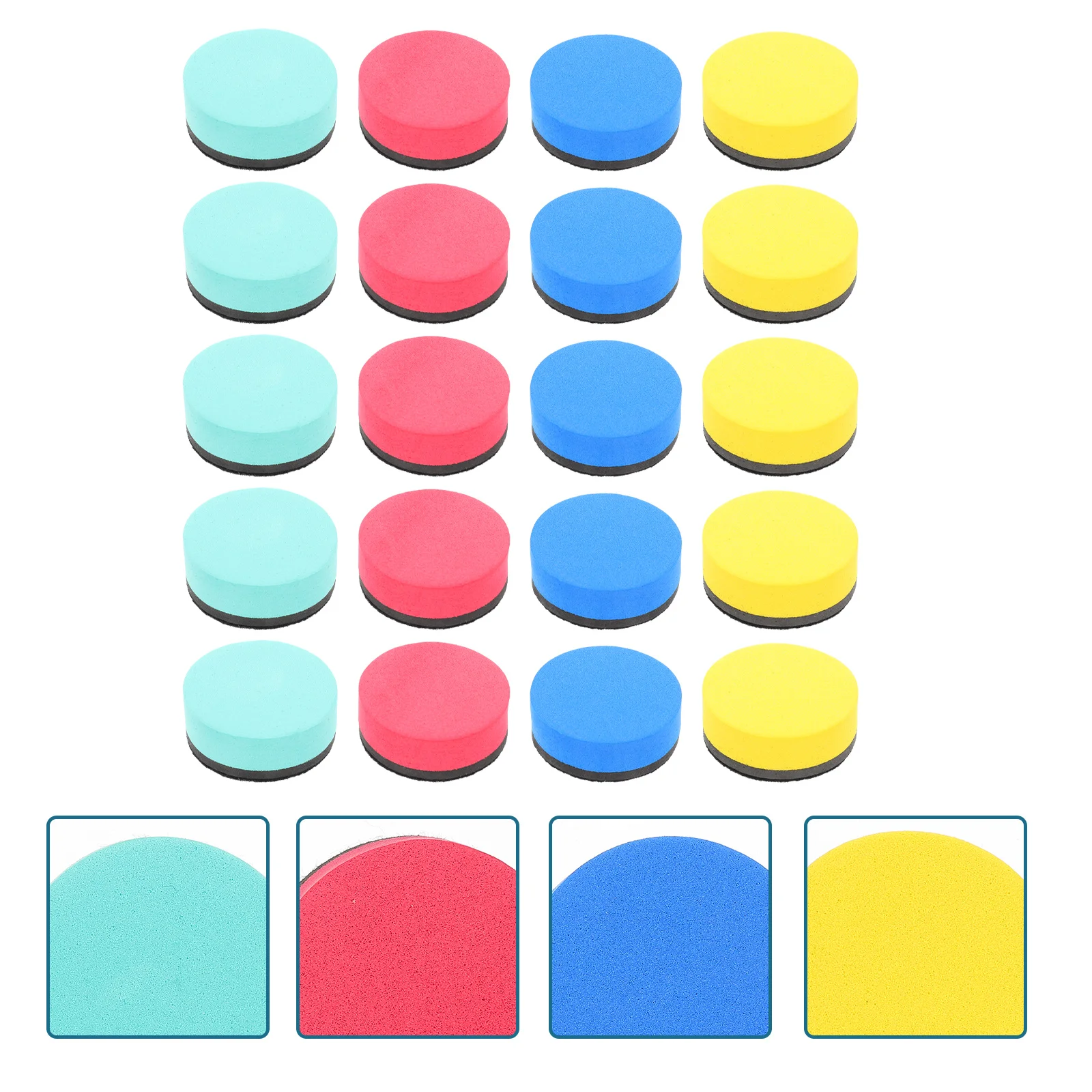 20 Pcs Magnetic Whiteboard Eraser EVA Felt Mini Cleaner for School Office Home Use Washable Accessories
20 Pcs Magnetic Whiteboard Eraser EVA Felt Mini Cleaner for School Office Home Use Washable Accessories