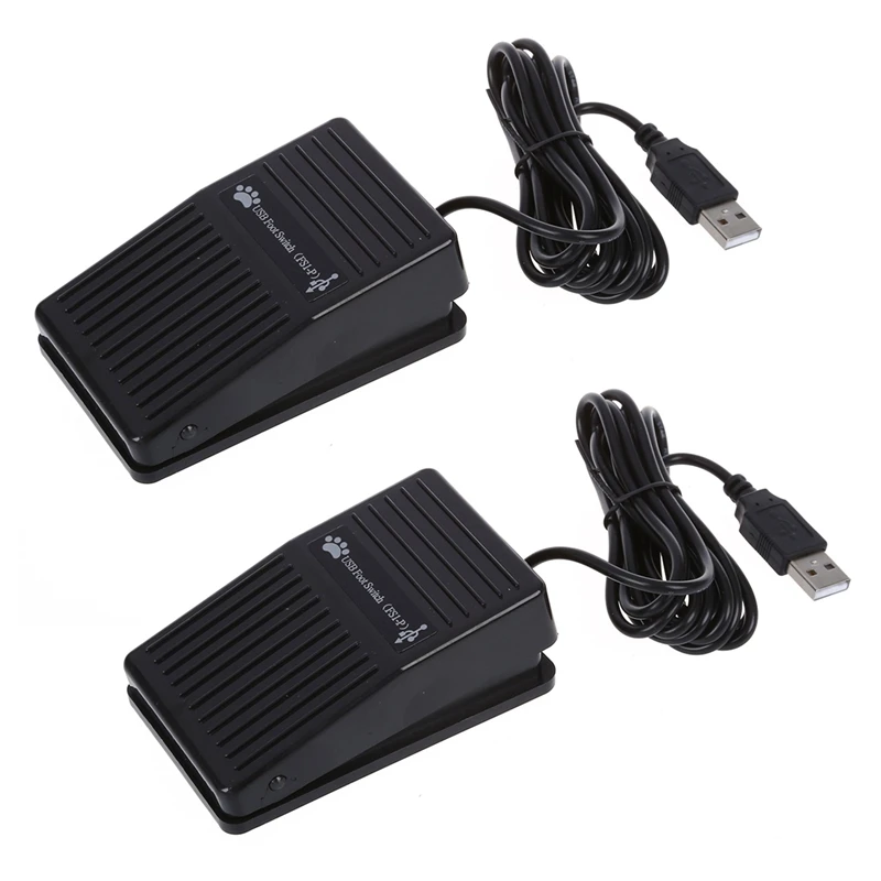 2X USB Foot Pedal Switch Control Keyboard Action For PC Computer Games New Pcsensor Foot Switch USB HID Pedal
2X USB Foot Pedal Switch Control Keyboard Action For PC Computer Games New Pcsensor Foot Switch USB HID Pedal