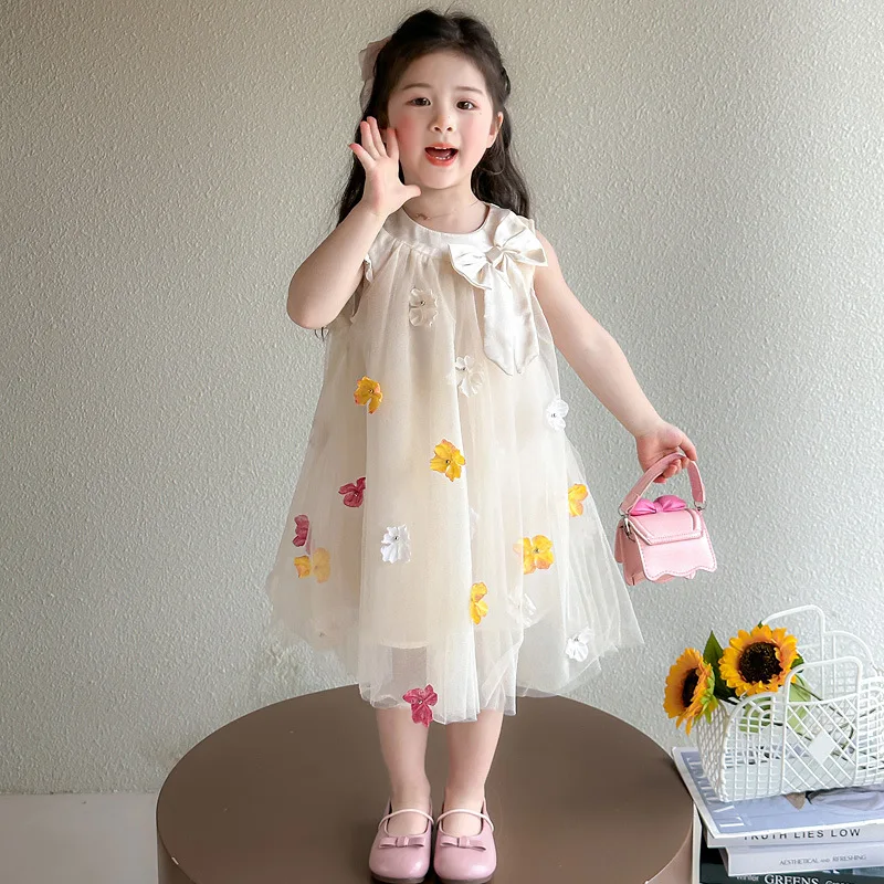 Girls' Flower Dress 2025 Summer New Children's Dress Elegant Little Girl Super Fairy Princess Skirt Mesh
Girls' Flower Dress 2025 Summer New Children's Dress Elegant Little Girl Super Fairy Princess Skirt Mesh