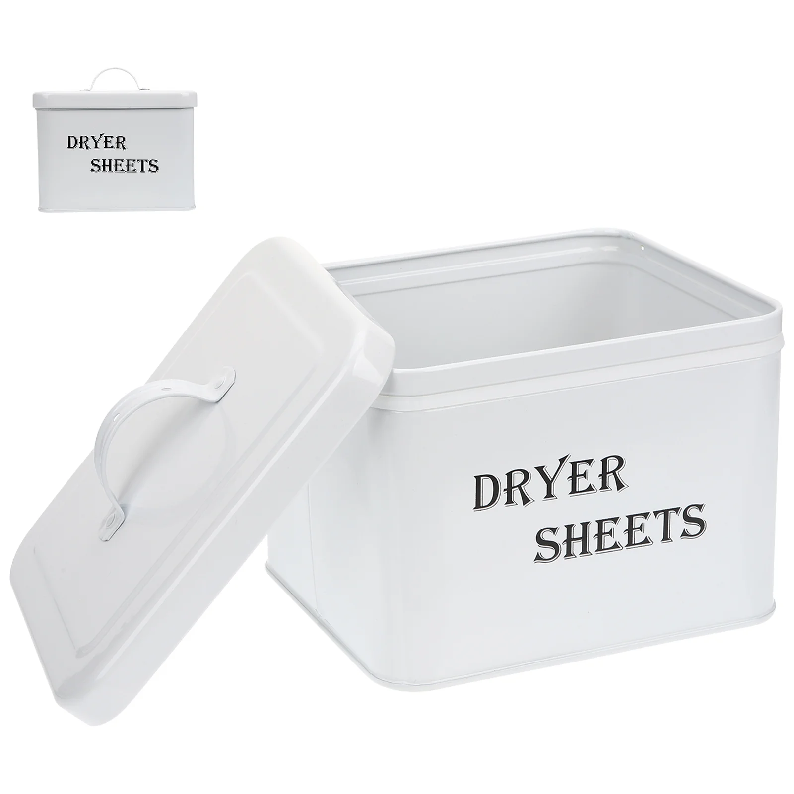 Dryer Sheet Storage Box Metal Design with Lid for Fresh Scent Retention Laundry Room Organization Container Holder
Dryer Sheet Storage Box Metal Design with Lid for Fresh Scent Retention Laundry Room Organization Container Holder