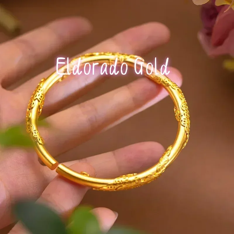 Eldorado Gold 9999 Real Gold 24K Money Bracelet, Ancient Round Stick Coin Bracelet Jewelry, Women's
Eldorado Gold 9999 Real Gold 24K Money Bracelet, Ancient Round Stick Coin Bracelet Jewelry, Women's