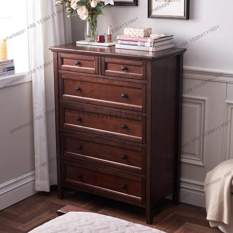 American all solid wood six-bucket cabinet living room bedroom storage cabinet six-bucket cabinet
American all solid wood six-bucket cabinet living room bedroom storage cabinet six-bucket cabinet