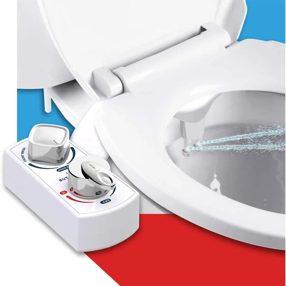 BUTT BUDDY Spa - Bidet Toilet Seat Attachment & Fresh Water Sprayer (Cool & Warm Temperature Control | Easy Setup, Universal Fit
BUTT BUDDY Spa - Bidet Toilet Seat Attachment & Fresh Water Sprayer (Cool & Warm Temperature Control | Easy Setup, Universal Fit