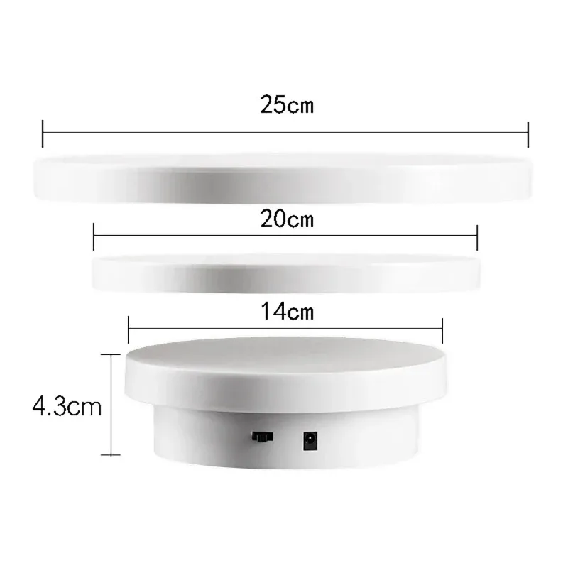3 in 1 Electric Turntable 360° Rotating Display Photography Turntable USB Charging Jewelry Shoes Display Stand Shooting Props
3 in 1 Electric Turntable 360° Rotating Display Photography Turntable USB Charging Jewelry Shoes Display Stand Shooting Props