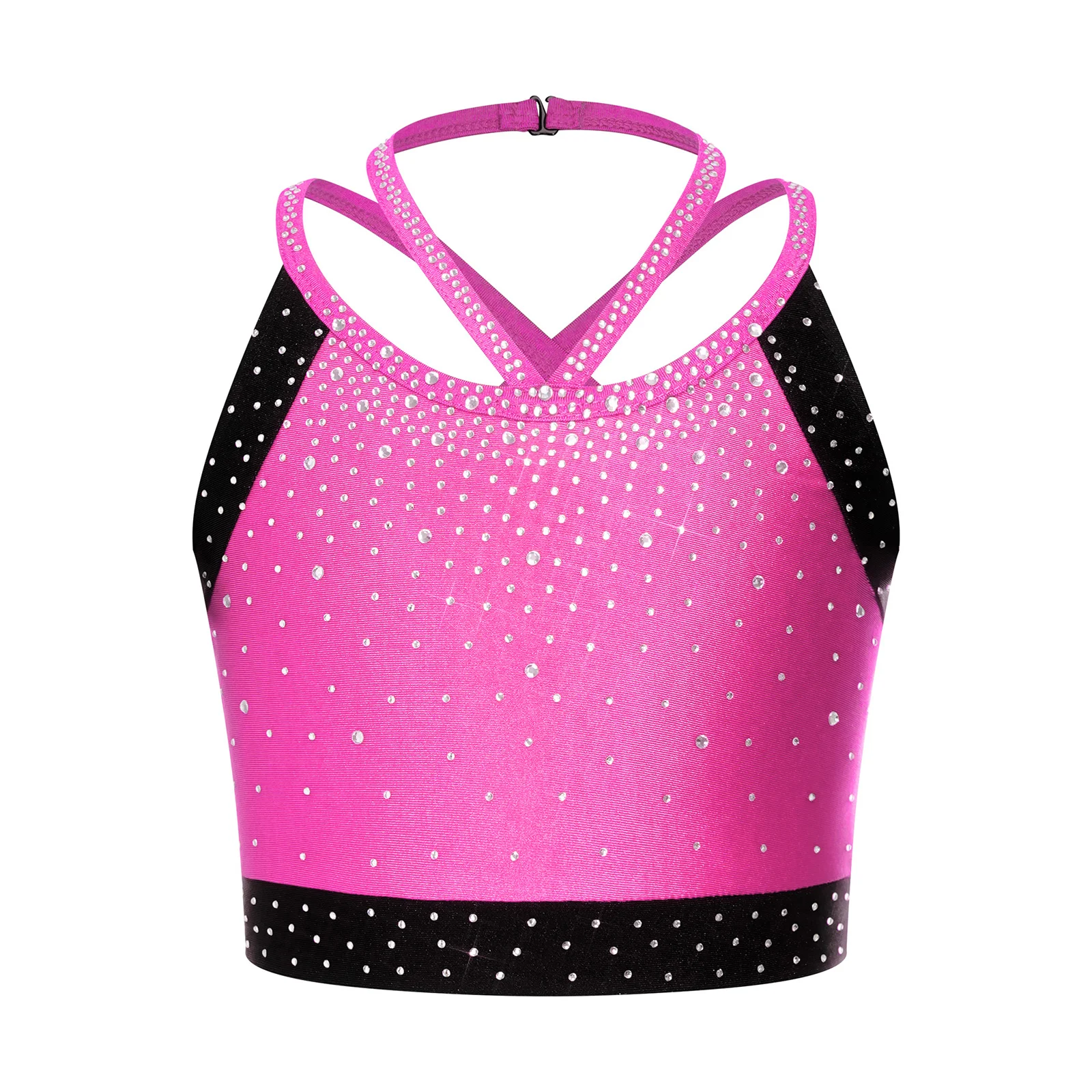 Kids Girls Dancewear Sequin Halter Crop Top Cross Back with Shorts Lightweight Quick Dry for Dance Figure Skating Gymnastics
Kids Girls Dancewear Sequin Halter Crop Top Cross Back with Shorts Lightweight Quick Dry for Dance Figure Skating Gymnastics
