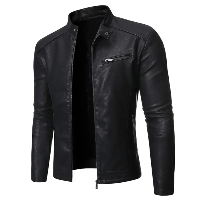 Fashion Trend Korean Slim Fit Casual Men's Leather Jacket Motorcycle Jacket Male Casual New Spring and Autumn Men's Jacket
Fashion Trend Korean Slim Fit Casual Men's Leather Jacket Motorcycle Jacket Male Casual New Spring and Autumn Men's Jacket