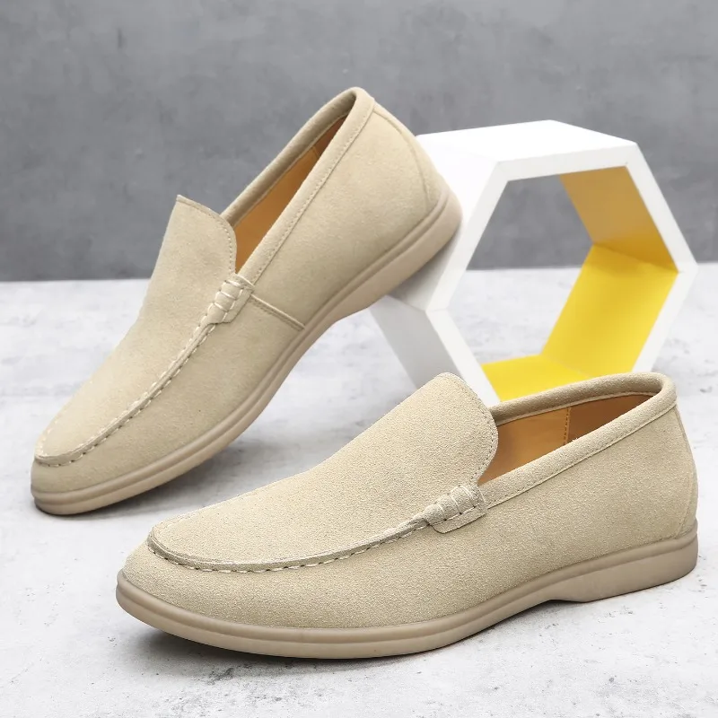 Lazy Essential Men Breathable Suede Like Loafers Light and Mature Style Multi-color Driving Daily Commuting Casual Shoes
Lazy Essential Men Breathable Suede Like Loafers Light and Mature Style Multi-color Driving Daily Commuting Casual Shoes