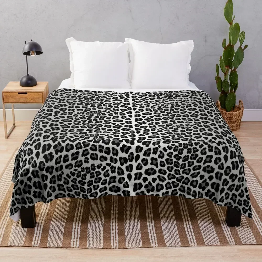 Snow Leopard print Throw Blanket Soft Comfort Blanket for Reading Watching TV
Snow Leopard print Throw Blanket Soft Comfort Blanket for Reading Watching TV
