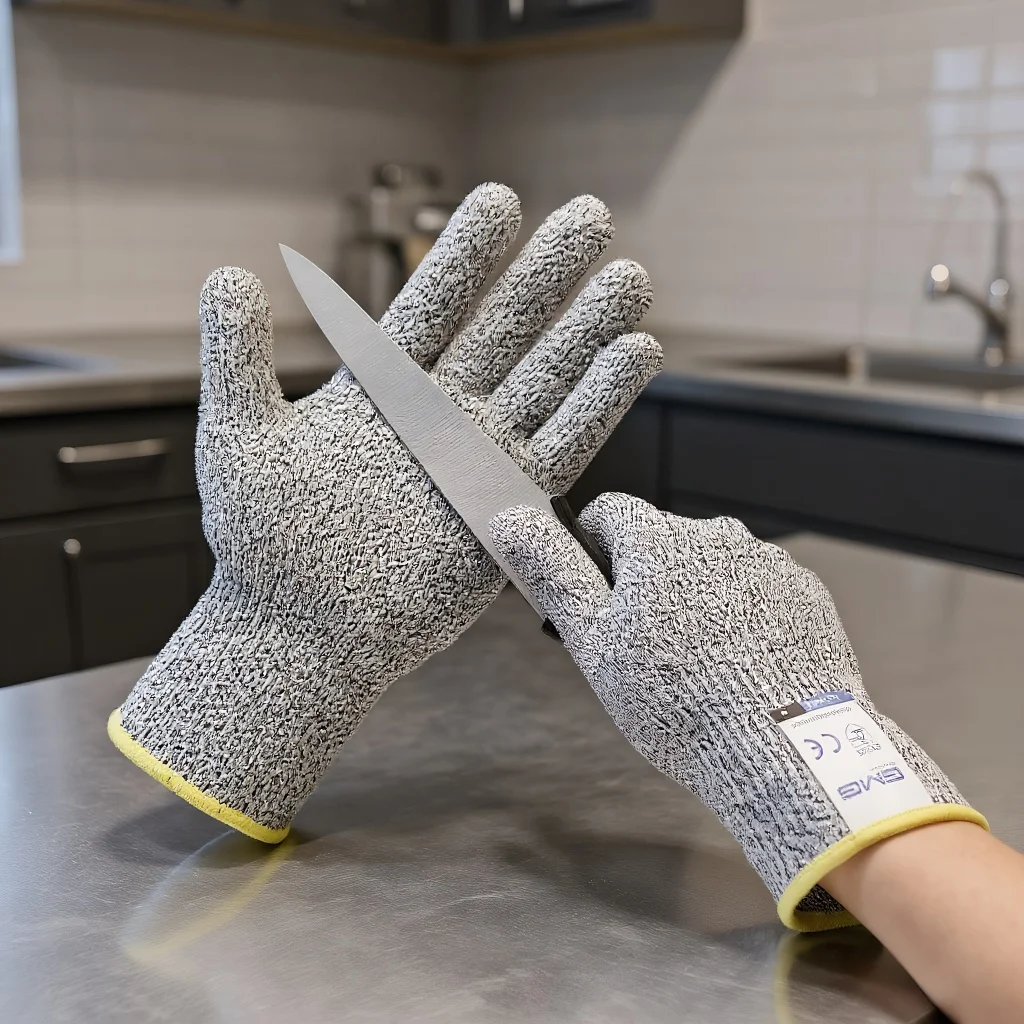 High-Performance Cut-Resistant Safety Work Gloves - Level 5 Protection Gray Black - ANSI EN388 CertifiedDurable & Reliable
High-Performance Cut-Resistant Safety Work Gloves - Level 5 Protection Gray Black - ANSI EN388 CertifiedDurable & Reliable