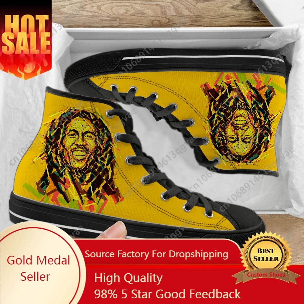 Jamaica Reggae Music High Top Light Breathable Sneakers 3D Print Bobby Men Women Sport Canvas Vulcanized Shoes Gift
Jamaica Reggae Music High Top Light Breathable Sneakers 3D Print Bobby Men Women Sport Canvas Vulcanized Shoes Gift
