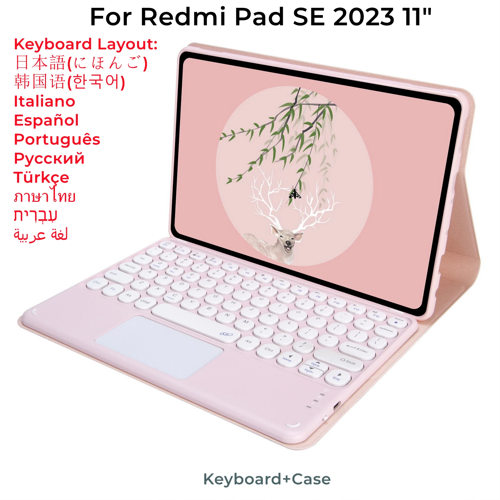 Wireless Magnetic Case Keyboard for Xiaomi Redmi Pad SE 2023 Russian Spanish Korean for Redmipad SE 11 inches Smart Cover Funda
Wireless Magnetic Case Keyboard for Xiaomi Redmi Pad SE 2023 Russian Spanish Korean for Redmipad SE 11 inches Smart Cover Funda