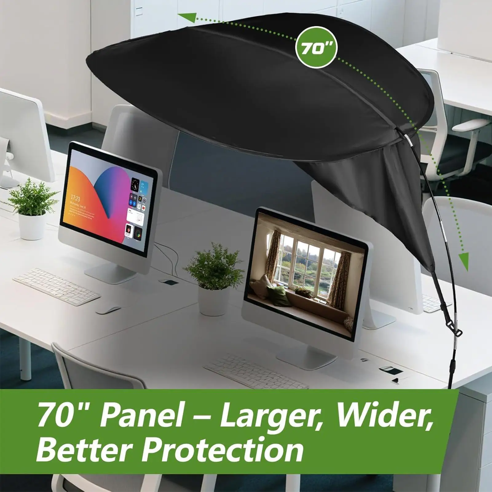 Cubicle Light Shield Adjustable Anti-Glare Privacy Office Shade Monitor Light Cover Sun Protection Desk Privacy Shade
Cubicle Light Shield Adjustable Anti-Glare Privacy Office Shade Monitor Light Cover Sun Protection Desk Privacy Shade