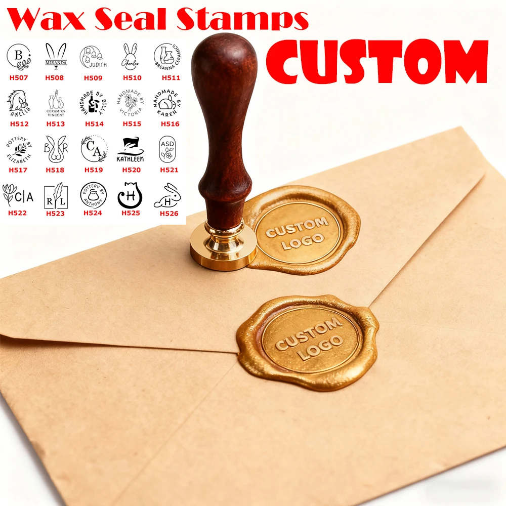 Custom Logo Design Wax Seal Stamp with Removable Handle for Diy Wedding Invitation Envelope Paper Card Gift Package Wrap Decor
Custom Logo Design Wax Seal Stamp with Removable Handle for Diy Wedding Invitation Envelope Paper Card Gift Package Wrap Decor