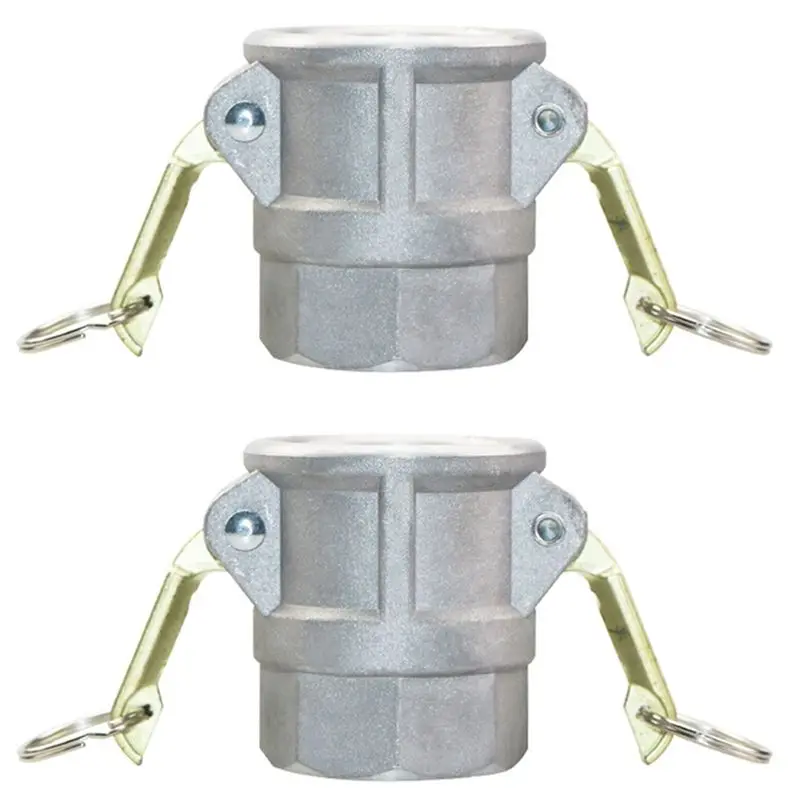 ABKS-Aluminum Gravity Cast Cam Lock Fittings Cam And Groove Hose Fitting Groove Hose Fitting With Heavy Duty Brass Handles (2Inc
ABKS-Aluminum Gravity Cast Cam Lock Fittings Cam And Groove Hose Fitting Groove Hose Fitting With Heavy Duty Brass Handles (2Inc