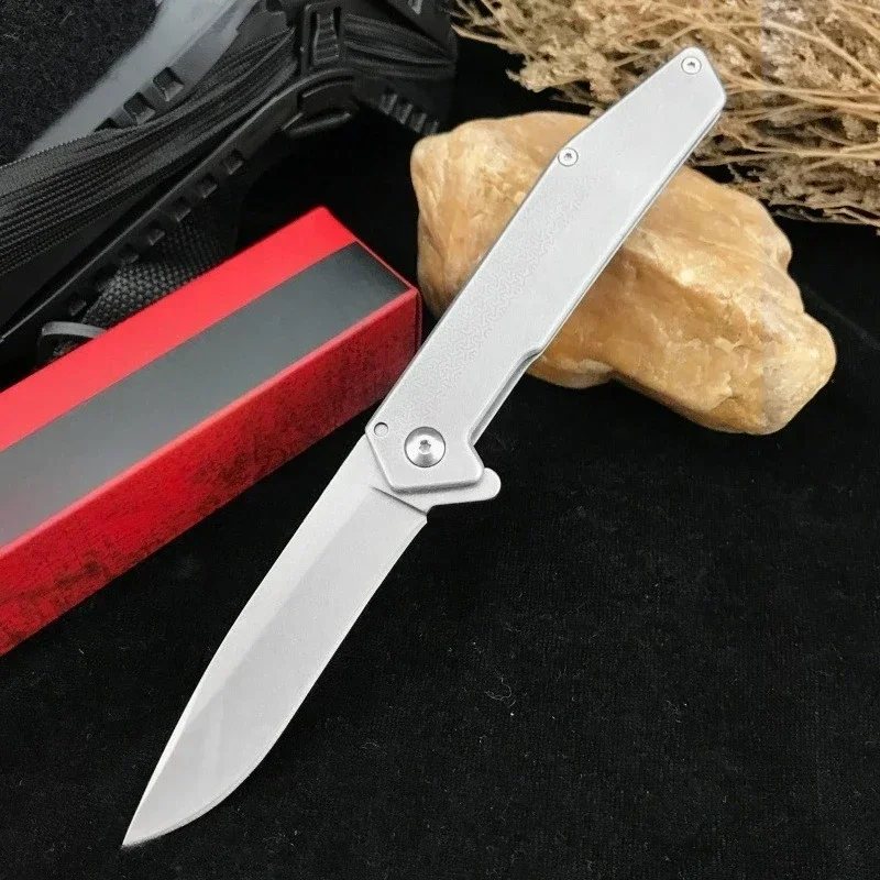 KS 1720 Portable Folding Knife D2 Steel, Outdoor Camping Wilderness Survival EDC Tactical Hunting Knife Utility Cutting Knife
KS 1720 Portable Folding Knife D2 Steel, Outdoor Camping Wilderness Survival EDC Tactical Hunting Knife Utility Cutting Knife