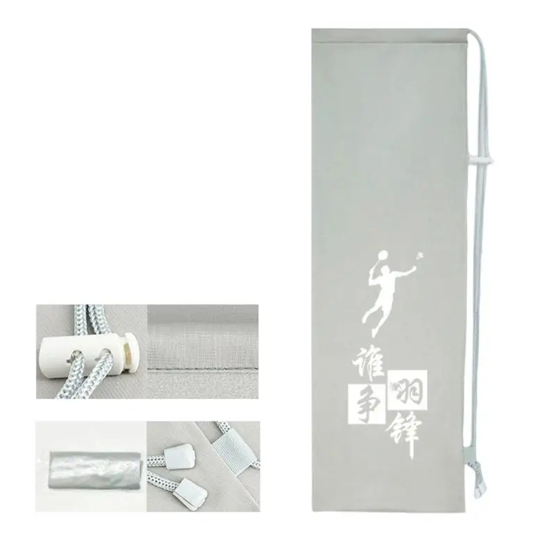 652F Durability Soft Velvets Badminton Racquet Case Easyly Drawstring Carry Handle
652F Durability Soft Velvets Badminton Racquet Case Easyly Drawstring Carry Handle