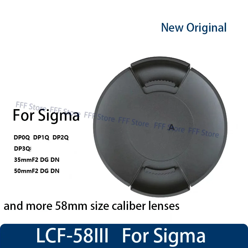 New Genuine LCF-58III Lens Cap For Sigma DP0Q1Q2Q3Q 35 50 2 35f2 50f2 70-300 58mm Lens Front Cap LCF58 III
New Genuine LCF-58III Lens Cap For Sigma DP0Q1Q2Q3Q 35 50 2 35f2 50f2 70-300 58mm Lens Front Cap LCF58 III
