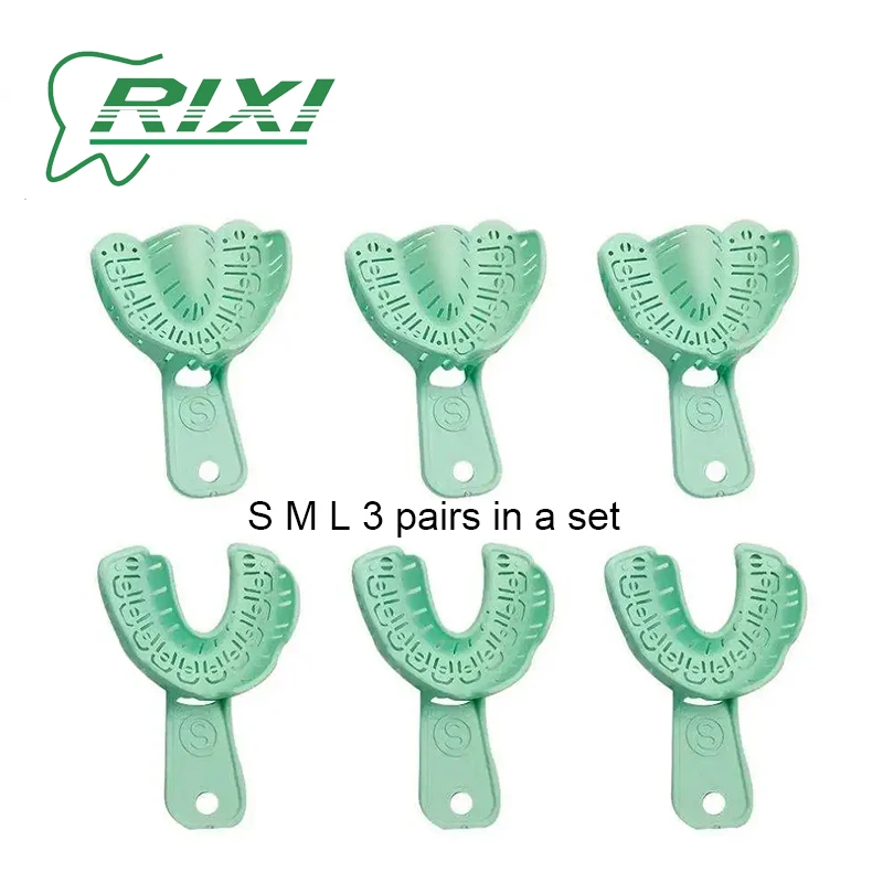 RIXI 6pcs Dental Implant Impression Tray S M L 3 Pairs In A Set Medical ABS Dental Tray Professional Dentistry Oral Care Tools
RIXI 6pcs Dental Implant Impression Tray S M L 3 Pairs In A Set Medical ABS Dental Tray Professional Dentistry Oral Care Tools