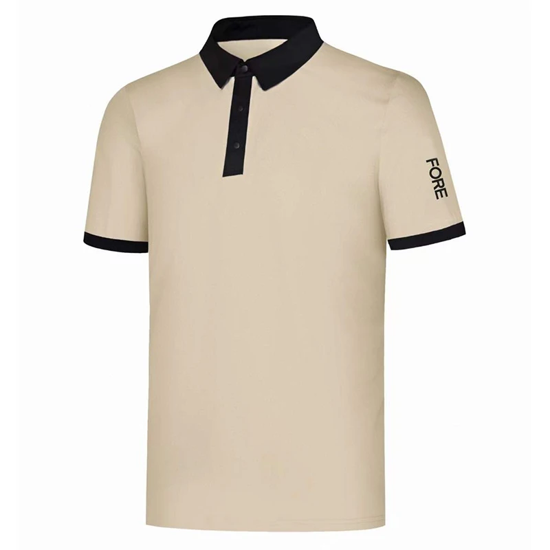 Golf Sweatshirt Spring/Summer New Men's Elastic Slim Fit Short sleeved T-Shirt Outdoor Casual Quick Drying Contrast POLO Top
Golf Sweatshirt Spring/Summer New Men's Elastic Slim Fit Short sleeved T-Shirt Outdoor Casual Quick Drying Contrast POLO Top