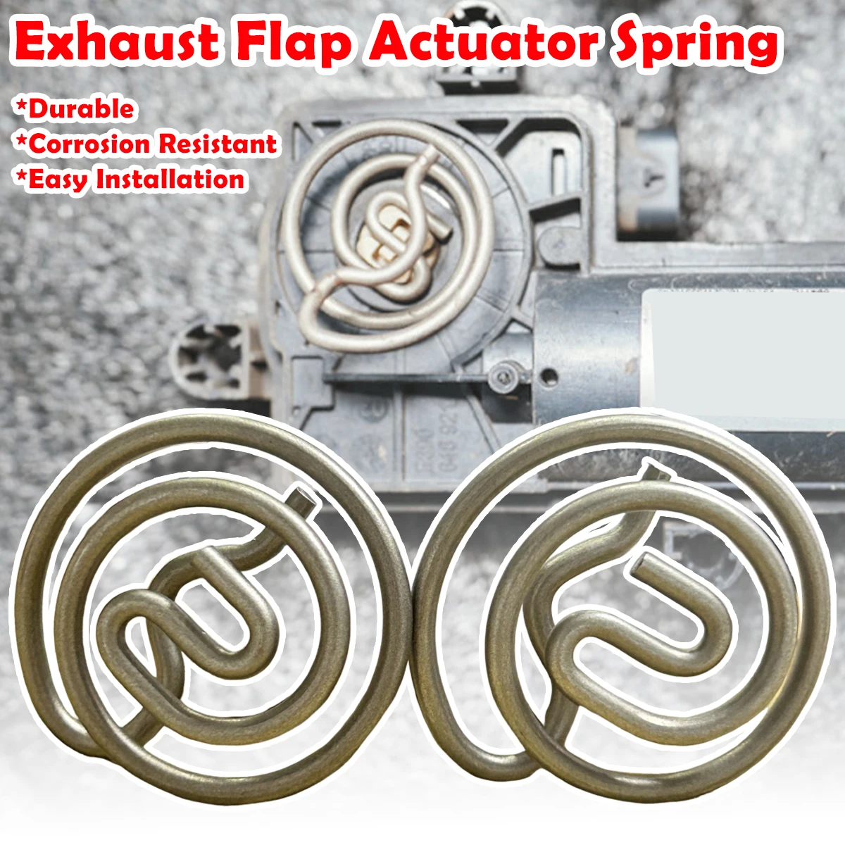 2pcs Servomotor Electronic Exhaust Flap Actuator Motor Spring Repair Kit For Audi Seat VW Dodge Porsche Ford Land Rover Benz
2pcs Servomotor Electronic Exhaust Flap Actuator Motor Spring Repair Kit For Audi Seat VW Dodge Porsche Ford Land Rover Benz