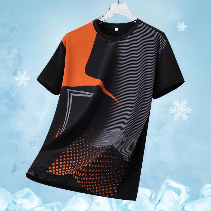 Outdoor Skateboarding Casual Fashion Printed Ice Silk Tshirt Summer Sweat Absorbing Quick Drying Breathable Short Sleeved Tshirt
Outdoor Skateboarding Casual Fashion Printed Ice Silk Tshirt Summer Sweat Absorbing Quick Drying Breathable Short Sleeved Tshirt
